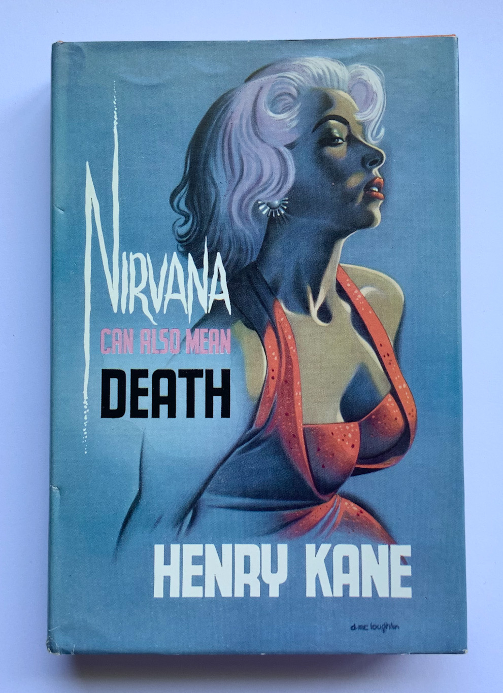 NIRVANA CAN ALSO MEAN DEATH British crime book by Henry Kane 1959 1st edition